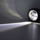 Motorcycle Waterproof Angel Eyes LED Spotlights Headlight Light Round