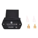 DC 6V-50V Hour Meter Hourmeter Gauge for Boat Car Truck Engine Rhombus Blac
