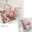 Striped Clear Transparent Pvc Women Messenger Crossbody Bag Chains Jelly Su X3J7