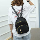 Women Nylon Backpack Preppy Casual Small Travel Shoulder Bags Ladies School Bag