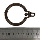 3Pcs Curtain Rod Rings with Eyelet---Coffee M8T1