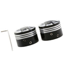 Front Axle Edge Nut Cover Cap For  Softail Dyna Sportster 883 1200