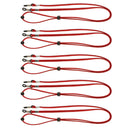 5pcs Sports Eyeglasses Strap Neck Cord Sunglasses String Lanyard Holder Red