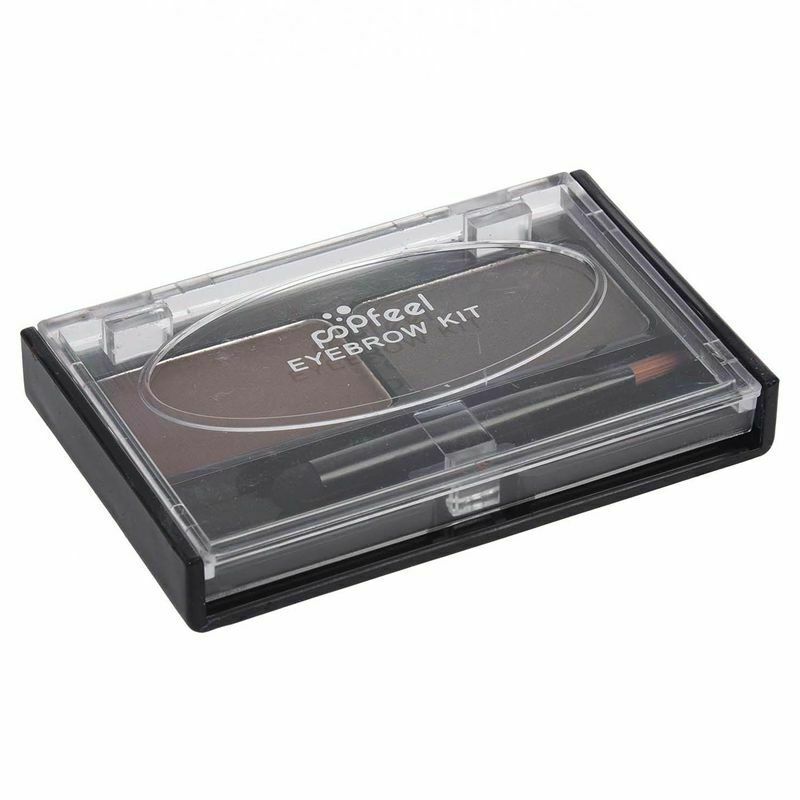 popfeel Eyebrow Powder 2-Colors eyebrow Powder Palette Waterproof and Smudg G6C6