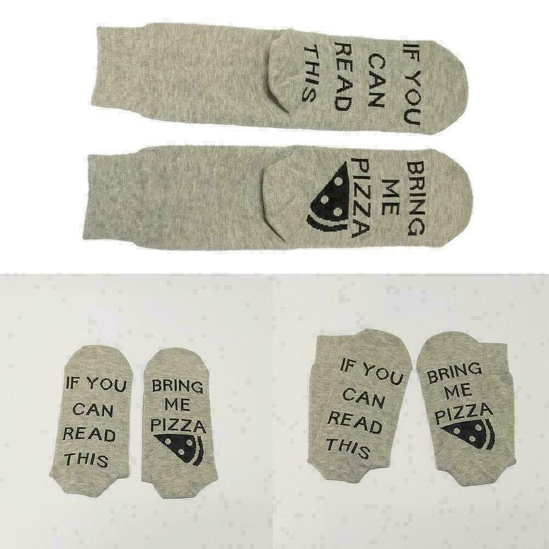 Men Women Letter "If You can read this Bring Me A Beer Sock "Printed Funny W7F4