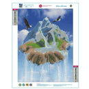 Waterfall 5D Diamond DIY Painting Kit Home Decor Craft 30 X 40cm
