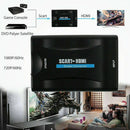 1080P HDMI to SCART Video Audio Upscale Converter Adapter for HD TV DVD  A