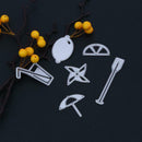 6pcs DIY Cute Objects Cutting Die Metal Stencils for Scrapbook Emboss Decor