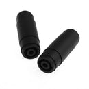 2X 4-Pin Pole female to female speaker coupler adapter audio cable connector  3C
