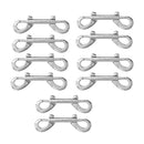 10pcs Boat Sailing Double End Snap Hook Trigger Clips Key Holder 9 x 2cm