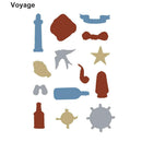 Voyage Style Silicone Seal+Cutting Die Stencil Photo Album Decor Craft Gift