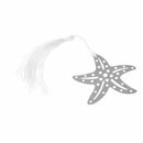 Bookmarks Bookmark with Tassels Starfish Shaped Wedding Favors