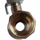 Male to Female M/F Thread 1/2" Full Port Brass Water Ball Valve P2J6