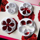 4x Fondant Cake Biscuit Mold Cookie Sugarcraft Plunger Mould Decorating .