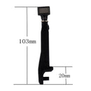 Black Rubber Snorkel for 1/10 RC Crawler Car Traxxas TRX-4 Defender TRX4 T4 V8F6