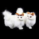 Handicraft kitten simulation animal cat car ornament creative gift home decor Bj