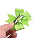20x Bow Duckbill Clips Dot Bow Knot Girl Hair Band for Kids Hair Accessories OZ