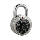 Master Coded Lock 50mm With Round Fixed Dial Combination Padlock Defender