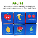 6pcs/set Baby Soft Blocks Infant Early Education Toys, Cloth Foam Grab and Stack