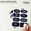 Blackboard Paster Erasable Waterproof Removable Kitchen Bottle JarSEAU