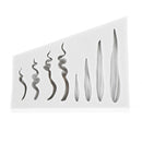 hair shaped silicone fondant cake mold chocolate fudge utensils baking mold  Kw