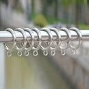 40 Pack Curtain Rings, 38mm Internal Diameter iron Curtains Rings Hanging R R3N8