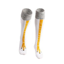 Cotton Stockings Cartoon Socks Leggings Fashion Chicken Feet Socks White G1M5