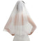 5X(Simple Short Tulle Wedding Veils White Bridal Veil for Bride for Weddin Z5I7)
