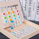 Early Education Mathematics Color Matching Toys Children's Wooden Toys 4 Co