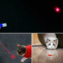 1Pc Red Point LED Flashlight Torch Multi-patterns With Keychain X1B1