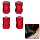 4X Red Auto Car Tyre Rim Valve Wheel Stem Air Port Dust Caps Cover Accessory HOT