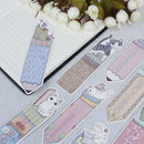 30Pcs/lot Cute Funny Cat Bookmark Paper Cartoon Animals Bookmark FET 3C