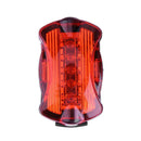 Waterproof 5LED Bicycle Tail Light Rear Warning Lamp for Night Bike Cycling A