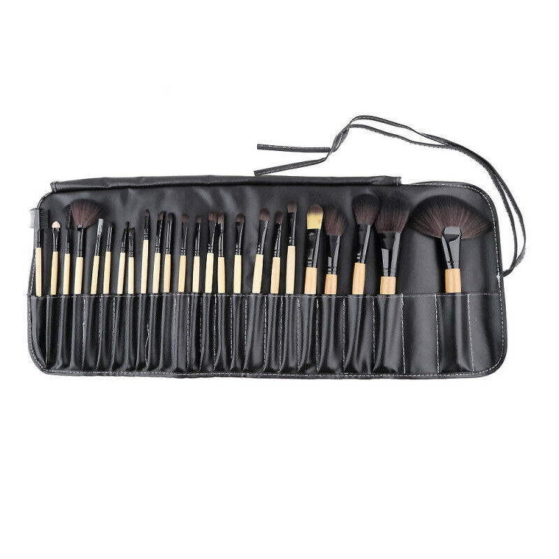 Pro 24 Pcs Makeup Brushes Cosmetic Tool Kit Eyeshadow Powder Brush Case B JPP