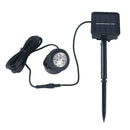 Solar Powered 6 LED Outdoor Garden Landscape Yard Spot Light Lawn Lamp Spotlight