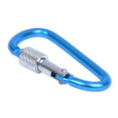 Camping Outdoor D-Ring Carabiner Hook Clip Keychain 6cm F7G1