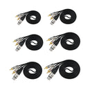 2pcs Dual RCA Male to XLR 3 Pin Female Jack Microphone Cable Adapter Cord