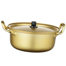 2pcs Auminum Alloy Round Korean Noodle Pot Instant Noodles Pot Quick Boiling