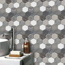 5X(Waterproof Pvc Subway Kitchen Backsplash Tile Peel And Stick Self Adhes B2A4)