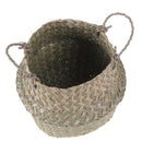 Foldable Rattan Hanging Flower Pot Planter Laundry Storage Basket Xmas Decor OZ