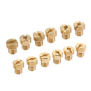 5mm Thread Motorbike Main Jet Kit Carburetor 100-128 12 Size Injector Nozzle