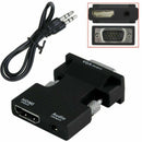 1080P HDMI Female to VGA Male with Audio Output Cable Converter Adapter Lead Top