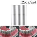 12pcs 4mm Dental Metal Polishing Stick Strip Single Surface Whtening Materi 3C
