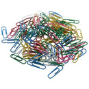 100 pcs Paper Clips Staple Files Parentheses Multi 0.8 cm 2.8 cm Stained