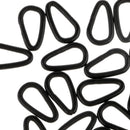 25pcs Tear Drop Rig Rings / Carp Rig Loops / Carp Fishing Link Loop Rings
