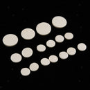 17pcs White Clarinet Mats For Replacement Parts For Wind Instruments