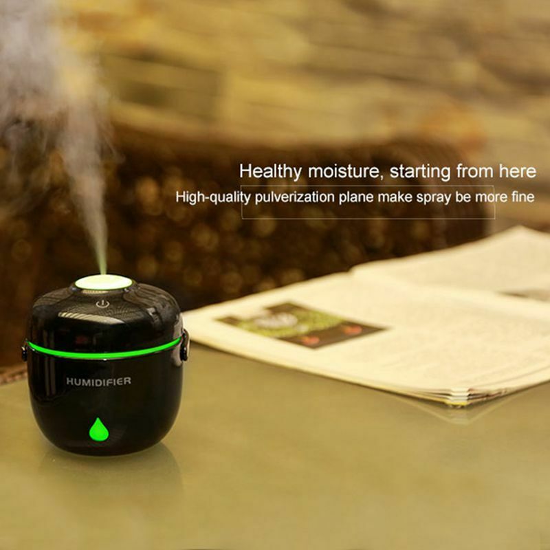 230ml Rice Cooker LED Glowing Air Aroma Humidifier ESSential Oil Diffuser A Y1G8