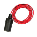 18AWG 12V 24V Car Cigarette Lighter Female Socket Cable Power Plug Adapter