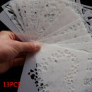 13Pcs/Set Embossing Template Scrapbooking Walls Painting Layering Stencils Kit