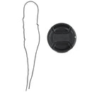 Univeral Camera 49mm Front Lens Cap Protector Black O4J8